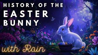 RAINY Bedtime Story - The Sleepy History of the Easter Bunny  Storytelling and Rain