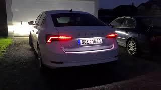 2020 Škoda Octavia welcome lights TOP LED rear lights w LED Matrix