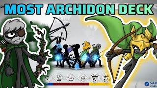 Making The Most Archidon Deck General Kytchu And Archis Archidon Army - Stick War 3 Saga 2v2