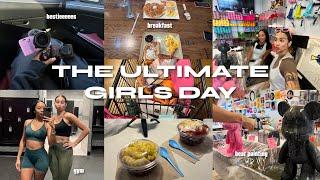 vlog  the ultimate girls day gym first watch painting shopping hauls & more