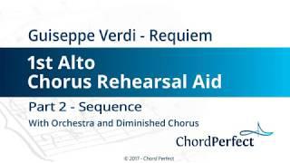 Verdis Requiem Part 2 - Sequence  - 1st Alto Chorus Rehearsal Aid