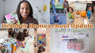 OCTOBER HOMESCHOOL UPDATE  CURRICULUM CHANGES  NEW RESOURCES