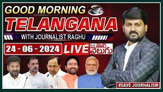 LIVE  Good Morning Telangana With Journalist Raghu Today News Paper Main Headlines ManaTolivelugu
