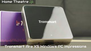 Tronsmart Ara X5 Impressions & Demo Windows 10 Quadcore Windows Mini PC Intel Z8300