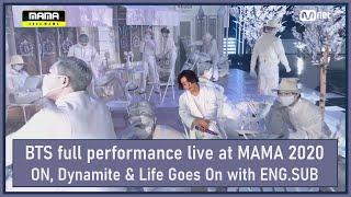 BTS 방탄소년단 Full Live Performance MAMA 2020 ENG SUB Full HD