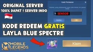 CEPAT KODE REDEEM EMOTE LAYLA BLUE SPECTRE GRATIS  SERVER INDONESIA DI JAMIN DAPAT