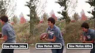 Slow Motion Football  24fps 30fps 60fps