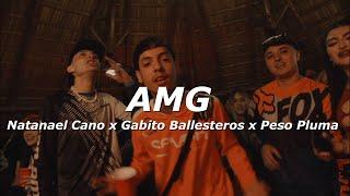 Natanael Cano x Gabito Ballesteros x Peso Pluma - AMG LetraLyrics