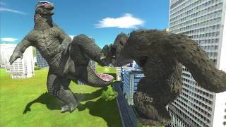 A Day in the Life of Godzilla and Kong - Animal Revolt Battle Simulator