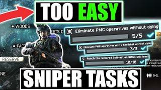 EASILY Complete PVE Sniper Tasks Escape From Tarkov PVE