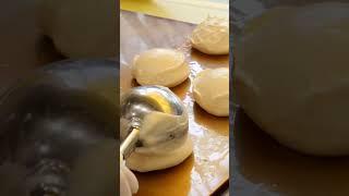 수플레 팬케익 만드는 과정  the process of making souffle pancakes