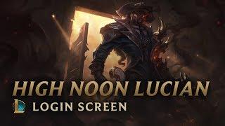 High Noon Lucian  Login Screen - League of Legends