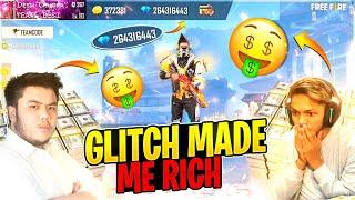 GLITCH MADE ME RICH UNLIMITED DIAMONDS GLITCH  BIGGEST GLITCH - GARENA FREEFIRE