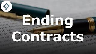 Ending Contracts  Contract Law