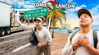 Viaje a Cancun en Menos de 24 Hrs ⏰Sin Dinero