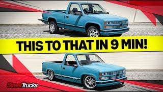 FULL BUILD 1988 Chevy OBS C1500 in just 9 minutes