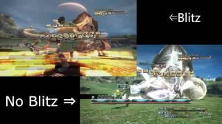 Final Fantasy XIII - Sazh Blitz Comparison