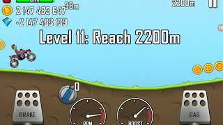 Hill climb racing  quad bike fully upgraded gameplay