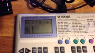 Genome MIDI Sequencer running Yamaha MU15