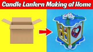 Easy DIY Candle Lantern from Cardboard - DIY Lantern