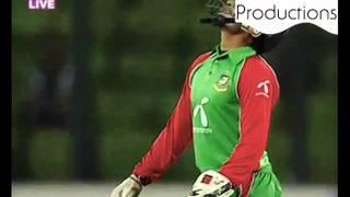 Mushfiq misses a Run Out Pakistan vs Bangladesh 2nd ODI - December 2011