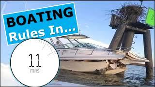 What Every Boater Needs to Know about Boating RulesSafety in 11 Mins