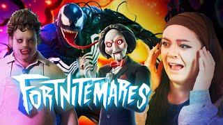 Playing FORTNITEMARES and Matching SKINS with VOICES #Voicemod #voicechanger