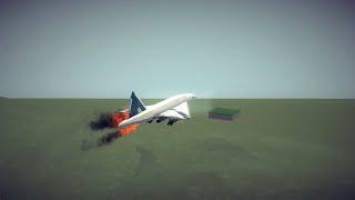 Air France Flight 4590 Crash Animation  Besiege