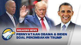 BREAKING NEWS - Pernyataan Biden dan Obama Soal Pen3mb4kan Trump