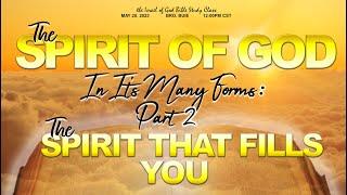 IOG - The Spirit of God In Its Many Forms Part 2 - The Spirit That Fills You 2023