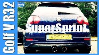 VW Golf 5 R32 w SUPERSPRINT Exhaust LOUD StartUp & Revs