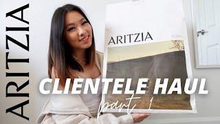 HUGE ARITZIA TRY ON HAUL   Aritzia Clientele Sale 2021