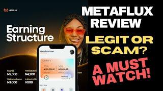 Metaflux Review Metafluxe.com Registration How it works Legit or Scam? find out