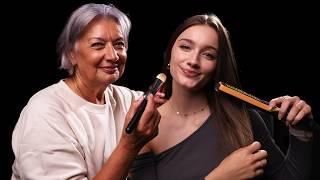 Granny Does My Hair & Make-Up ASMR