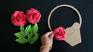 Beautiful and Easy Paper Wall Hanging   Paper Craft For Home Decoration  Unique Wall Hanging  DIY