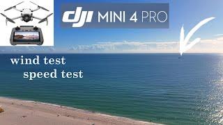 Can de the Dji mini 4 pro go faster than a ferry? - Miami beach