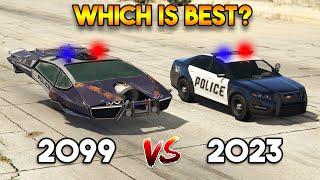 GTA 5 2023 VS 2099  COP CAR WHICH IS BEST?