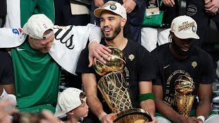 Celtics celebrate NBA title in Miami before Boston championship parade