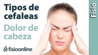 Tipos de CEFALEAS o dolores de cabeza y su tratamiento y recuperación