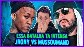 MORENO REAGINDO A Jhony MC Vs. Mussoumano - Batalha de Youtubers