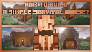 Minecraft  How to Build a Simple Survival House  Starter House