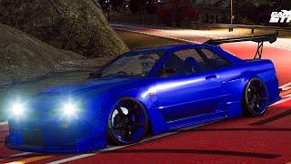 CarX street  Gameplay  Hard Race  Nissan Skyline GT-R34  1080ꜰʜᴅ60ᶠᵖˢ