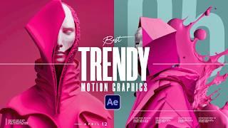 10 Trendy After Effects Motion Graphics to Use in 2024