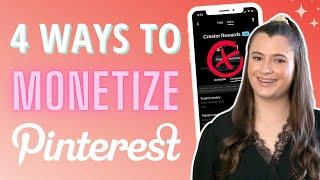 How To Make Money on Pinterest as a Creator  2024 Tips
