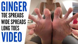 Ginger Feet Whit Super Long Toe And Wide Spreads PREVIEW