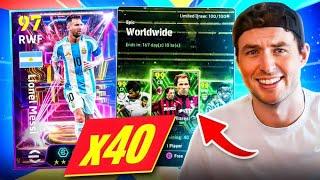 40 x NEW eFootball 2025 Legend Packs