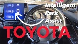 How to use Toyota Intelligent Park Assist - step by step demo #toyota #parkassist #selfparking