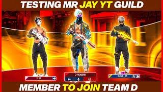 TESTING Mr.JAY Yt TEAMMATETO JOIN OUT GUILDCAN BOY DEFEND THEIR LEAD? GARENA FREE FIRE