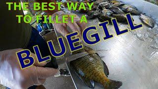 HOW TO CLEAN A BLUEGILL RIP AND TEAR METHOD??