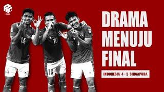 2nd Leg Full of Drama  How Indonesia Into Final AFF Cup Against 8-Players Singapore